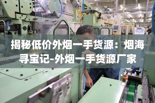 揭秘低价外烟一手货源：烟海寻宝记-外烟一手货源厂家